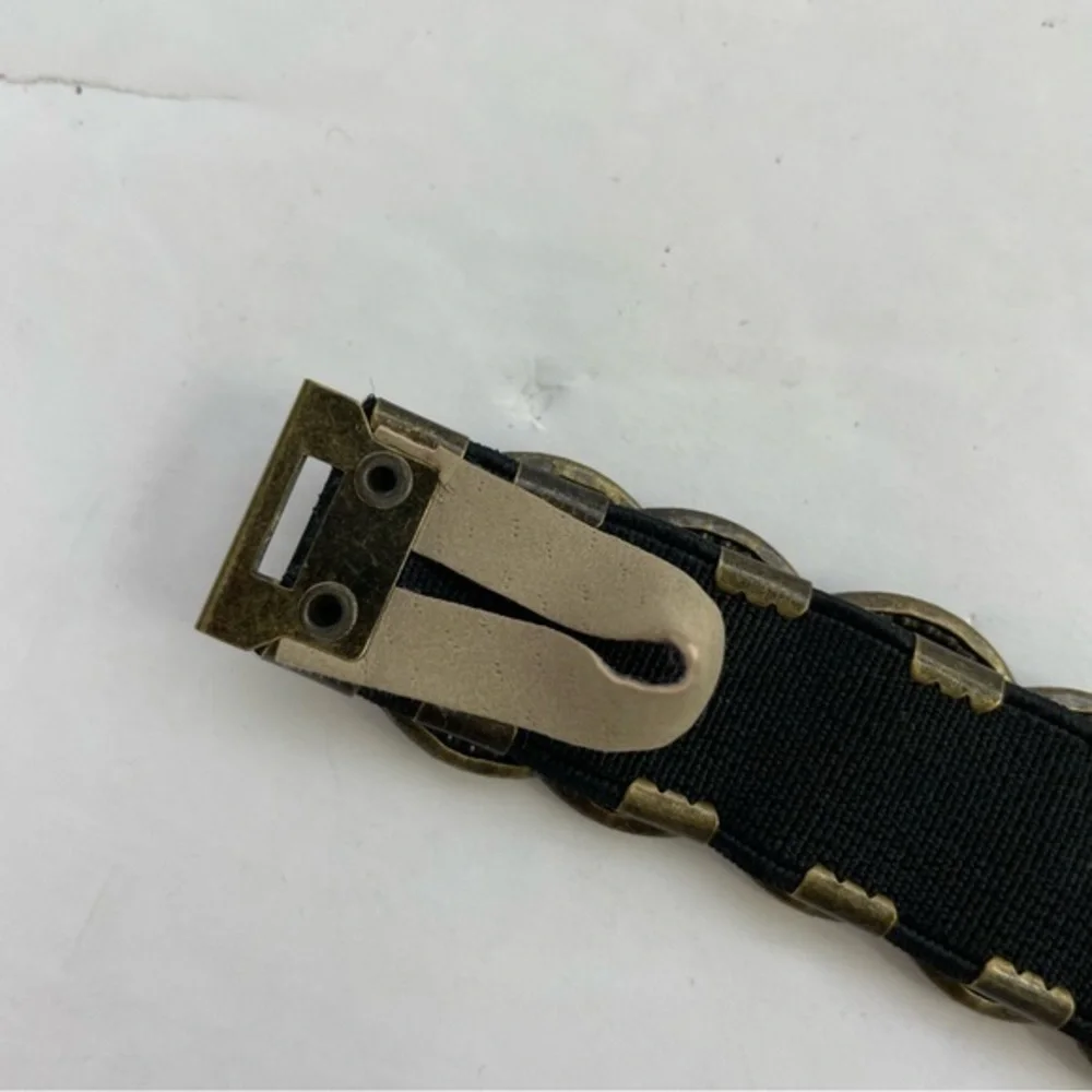 Metal‎ Coin Shield Medallion Stretchy Boho Belt